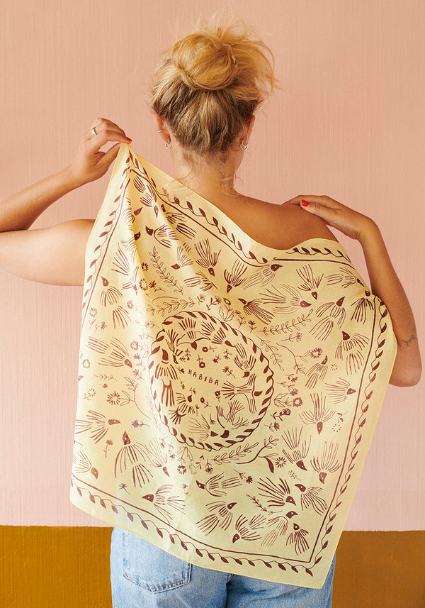 HABIBA PATTIE BANDANA Bananas & Scarves LEMON