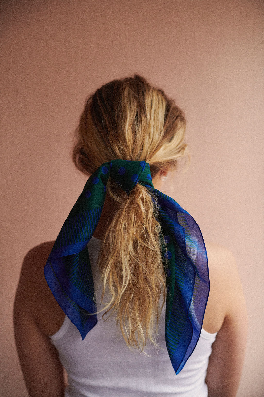 HABIBA POLGA BANDANA Bananas & Scarves JAPAN BLUE