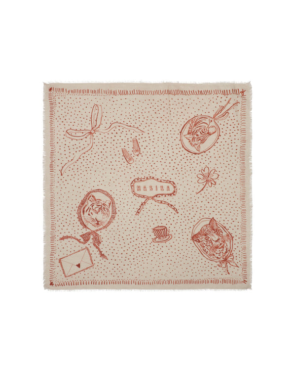 HABIBA STORIA SCARF Bananas & Scarves SAND