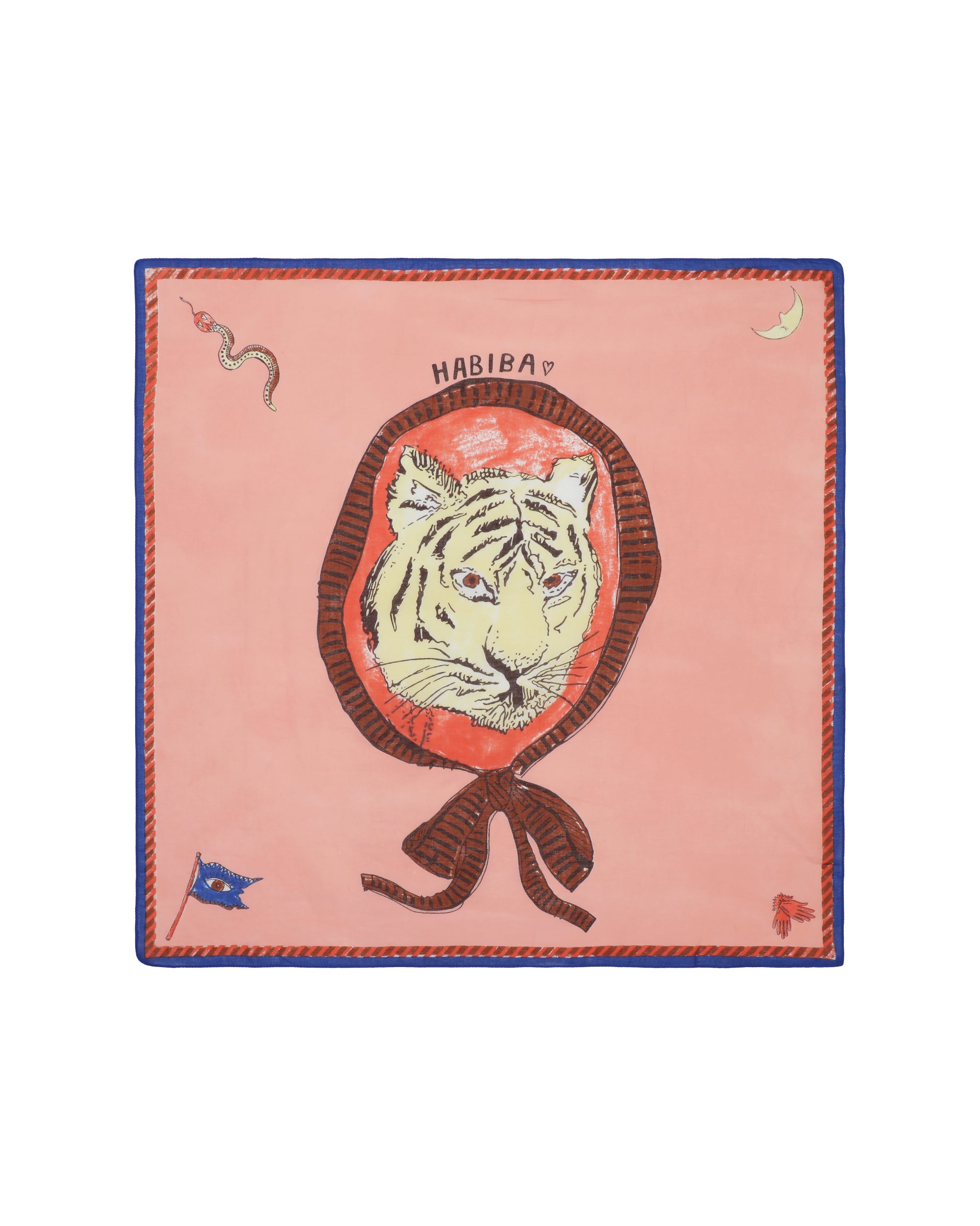 HABIBA TIGER BANDANA Bananas & Scarves DUSTY