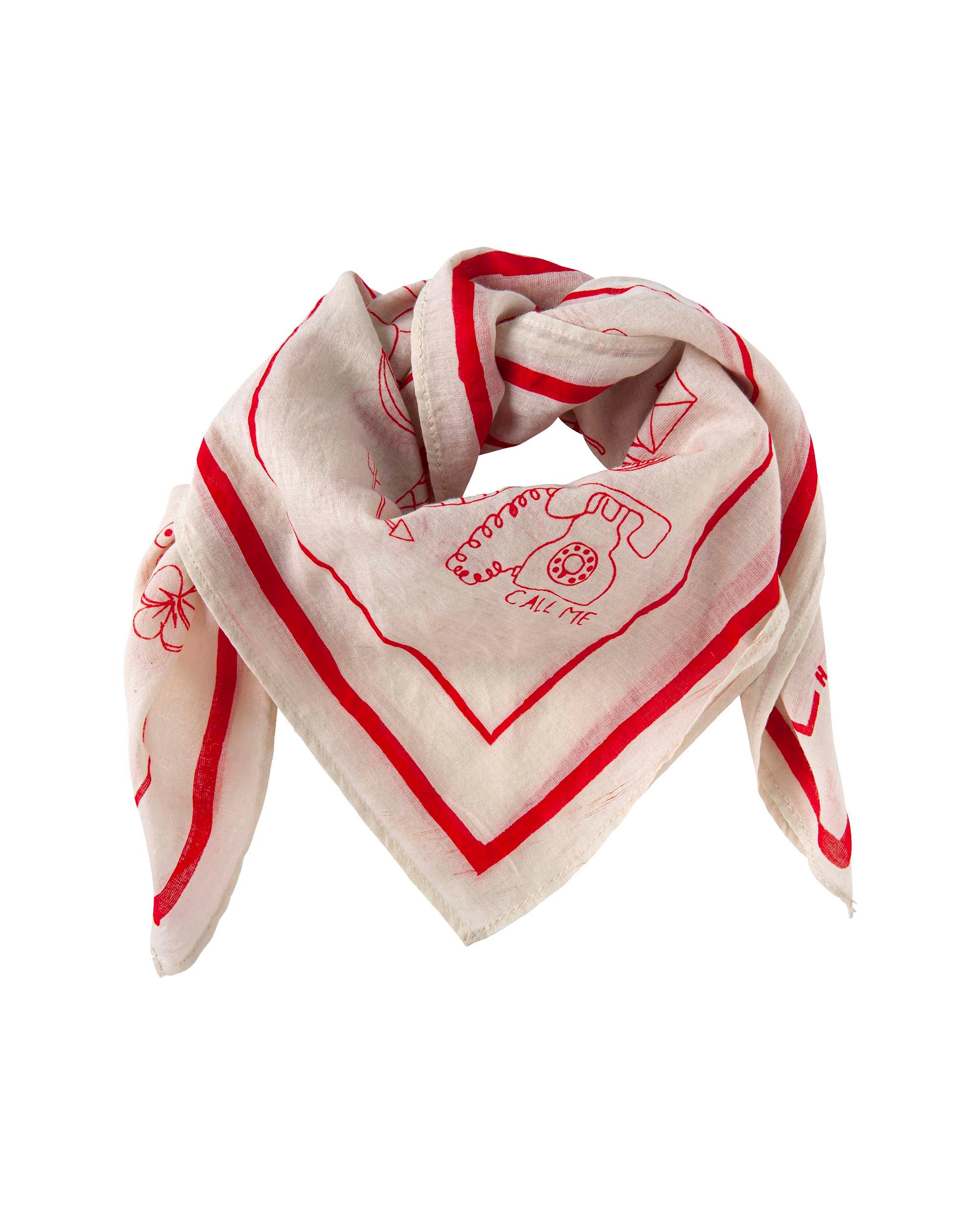 HABIBA VANESSA BANDANA Bananas & Scarves IVORY