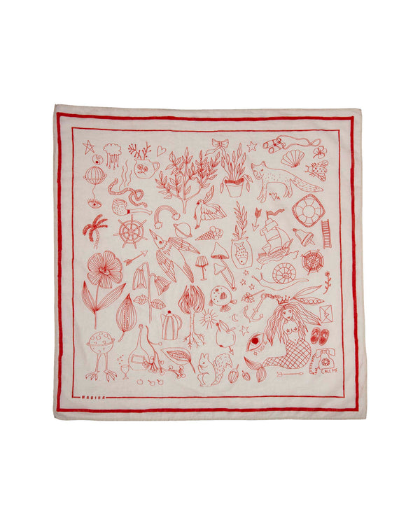 HABIBA VANESSA BANDANA Bananas & Scarves IVORY